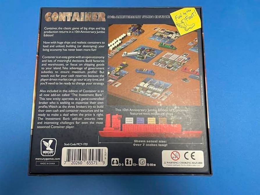 コンテナ：10周年記念版（ボードゲーム） Amazon | ボードゲーム コンテナ 10周年記念版 [英語 日本語版